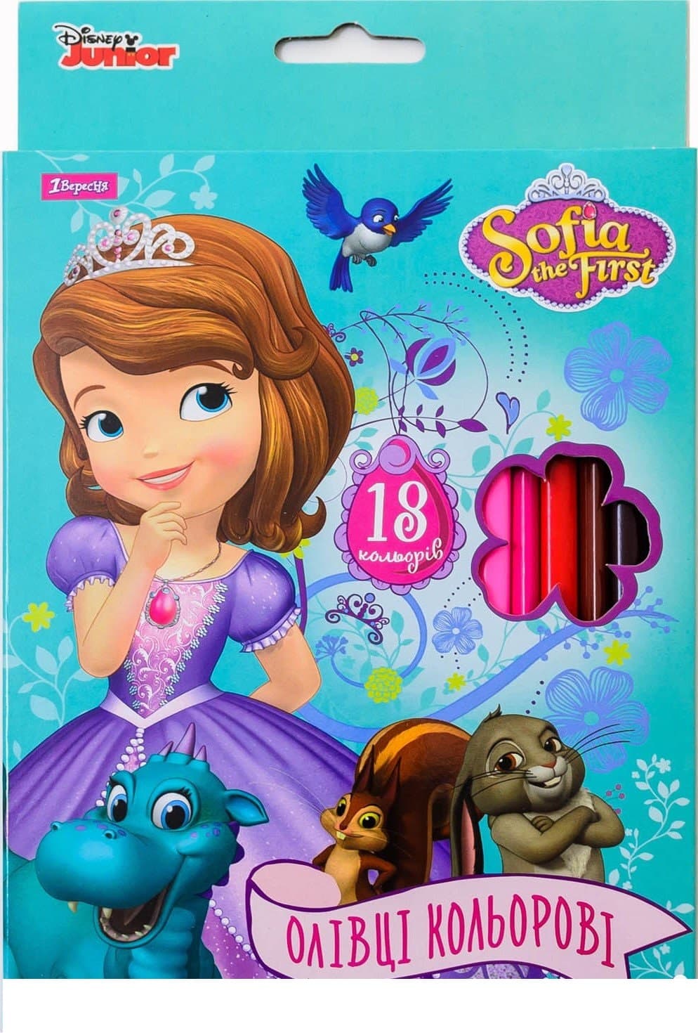 Карандаши 1Вересня Sofia 18цв 290336 Карандаши 1Вересня Sofia 18цв 290336