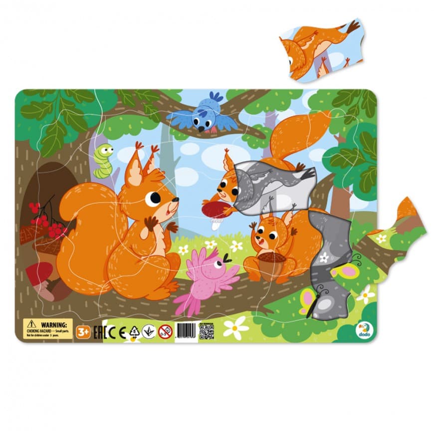 Пазл Dodo Білочки 21ел R300224 Пазл Dodo Білочки 21ел R300224