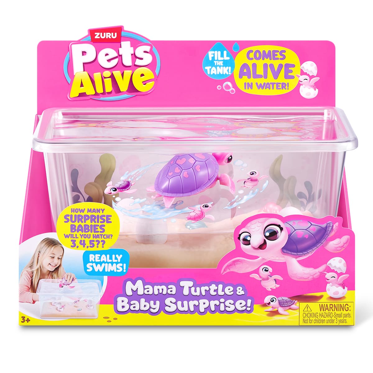 Набір інтерактивний Zuru Pets Alive Мама черепаха 9560