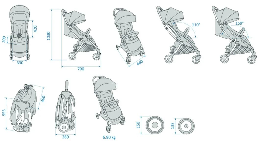 Коляска прогулочная Maxi-Cosi Jaya2 Essential Grey 1000050110 фото 11