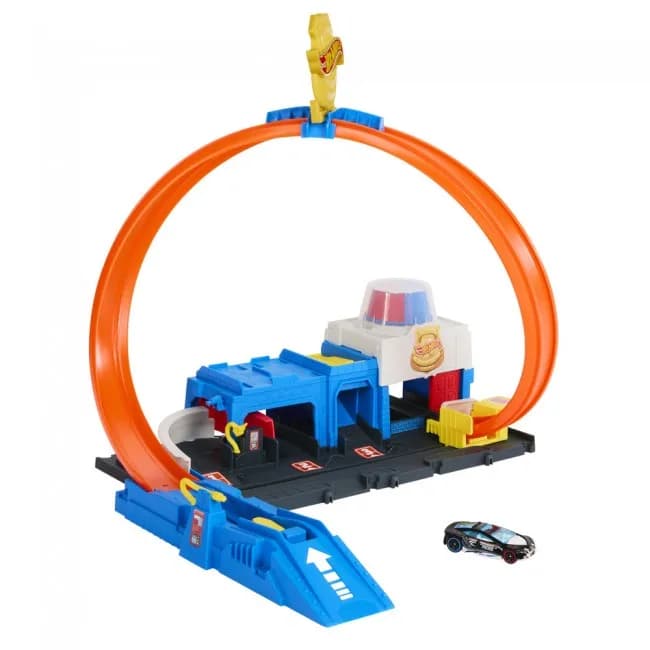 Набор игровой Hot Wheels Суперполицейский участок JBM71 фото 2 Набор игровой Hot Wheels Суперполицейский участок JBM71 фото 2