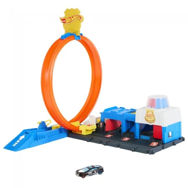 Набор игровой Hot Wheels Суперполицейский участок JBM71 фото 4 Набор игровой Hot Wheels Суперполицейский участок JBM71 фото 4