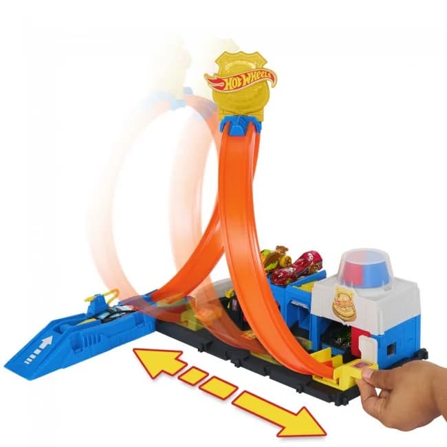 Набор игровой Hot Wheels Суперполицейский участок JBM71 фото 3 Набор игровой Hot Wheels Суперполицейский участок JBM71 фото 3