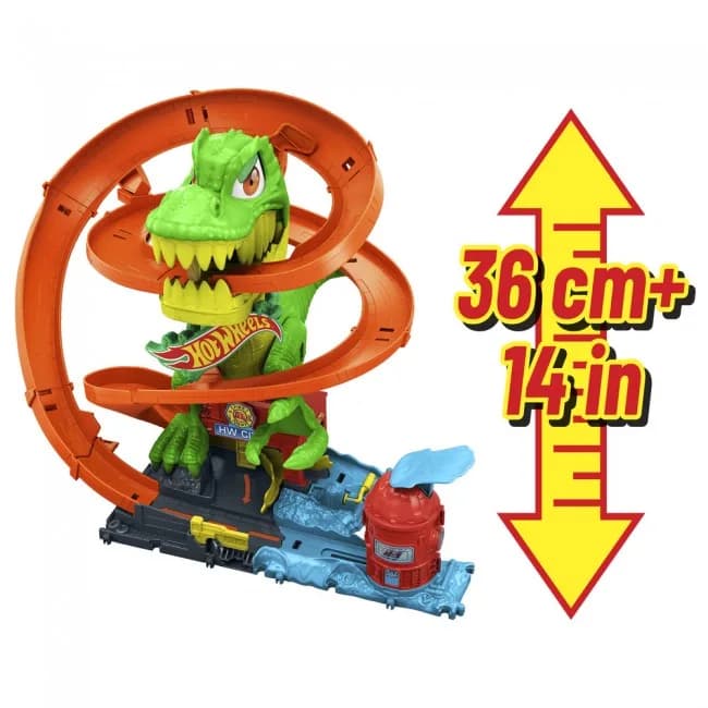 Трек Hot Wheels Атака вогняного Ті-Рекса JBM73 фото 7 Трек Hot Wheels Атака вогняного Ті-Рекса JBM73 фото 7