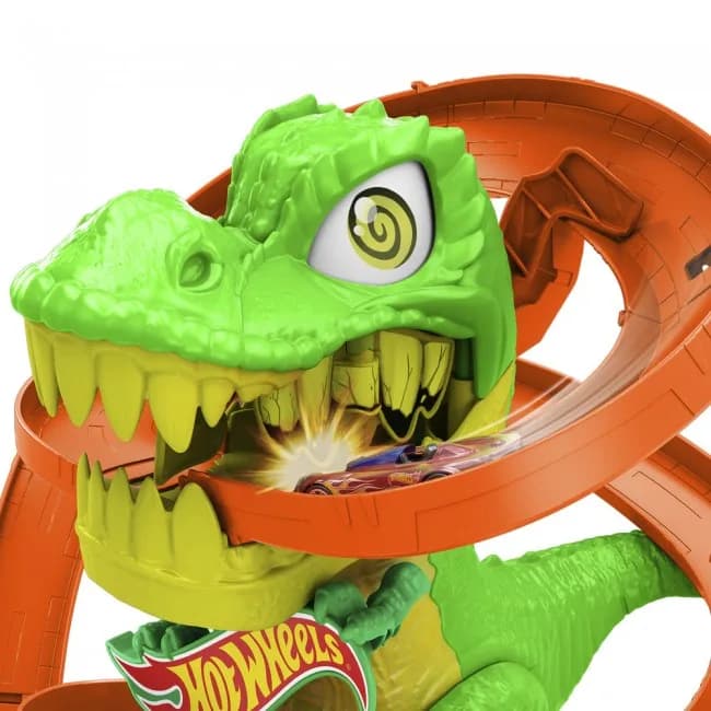 Трек Hot Wheels Атака вогняного Ті-Рекса JBM73 фото 5 Трек Hot Wheels Атака вогняного Ті-Рекса JBM73 фото 5