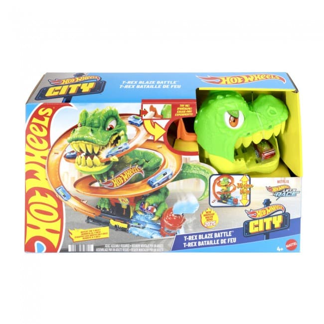 Трек Hot Wheels Атака вогняного Ті-Рекса JBM73 Трек Hot Wheels Атака вогняного Ті-Рекса JBM73