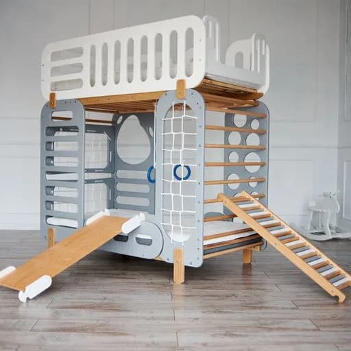 Кровать детская TatkoPlayground Montessori Двухэтажная 1600x800 ТРMblw-1 фото 3
