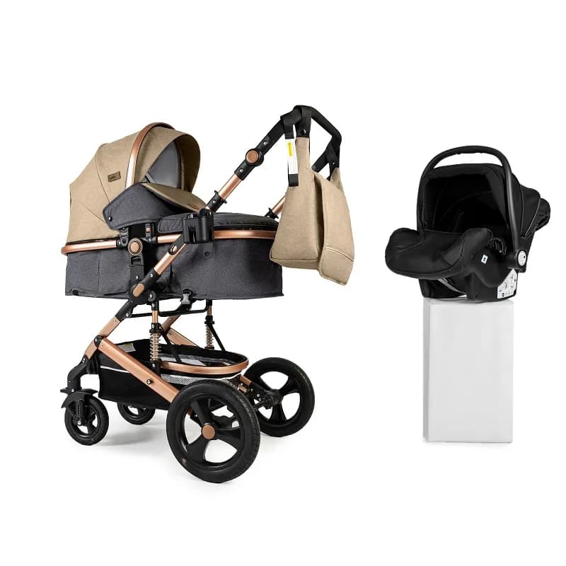 Коляска-трансформер 3в1 Ninos Brava New Khaki NB2021W31BG фото 2