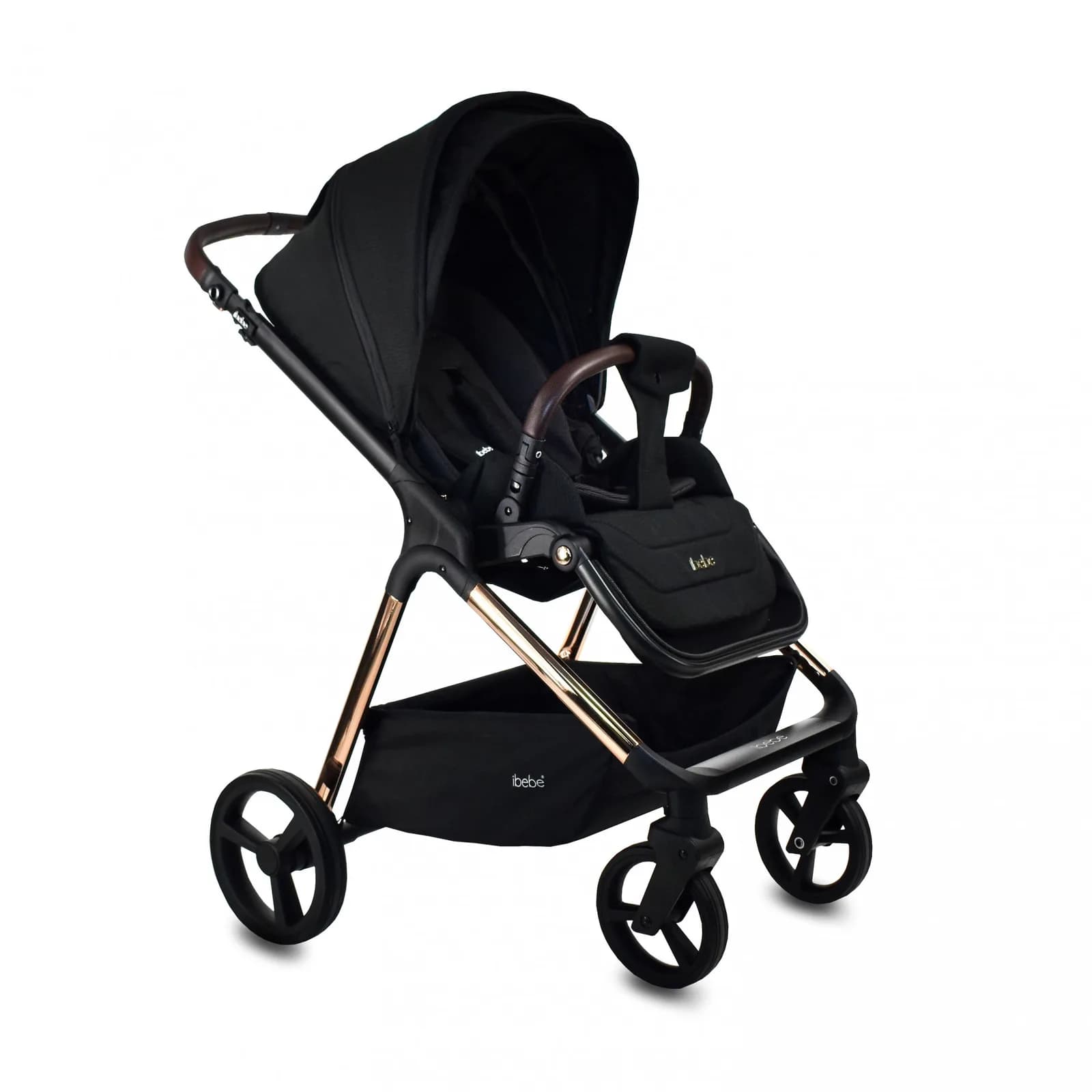Коляска универсальная 2в1 iBebe Ice 01 ib-ice-01 Black фото 2
