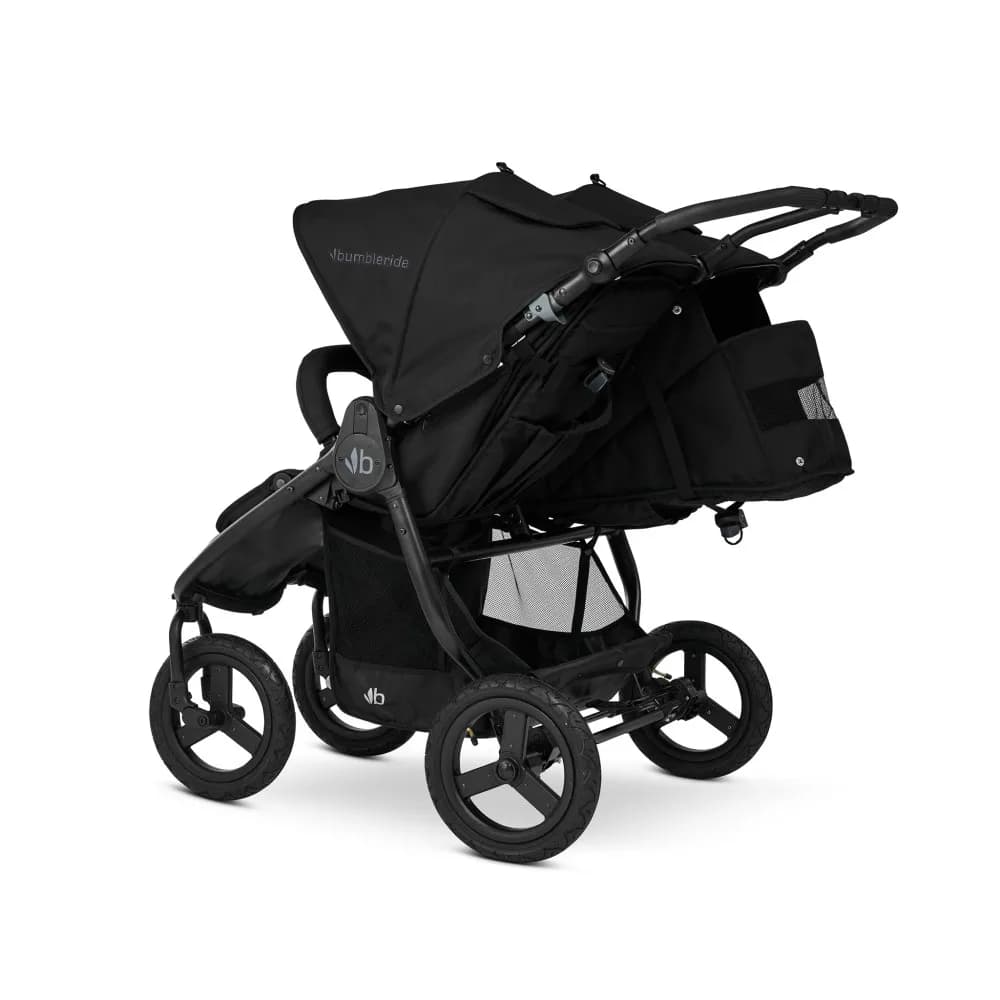 Коляска прогулянкова для двійні Bumbleride Indie Twin IT-985BL Black фото 4