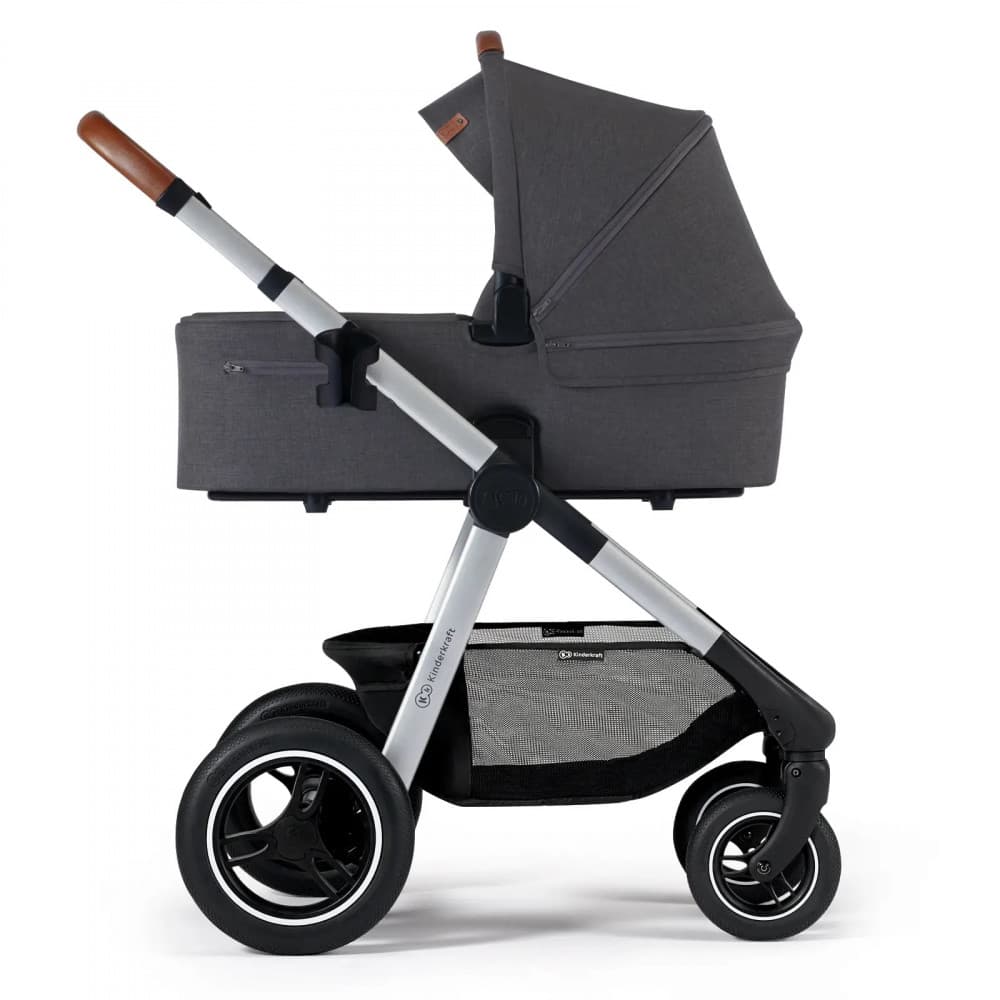 Коляска универсальная 2в1 Kinderkraft Everyday KSEVER00DGR2000 Dark Gray
