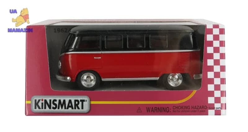 Машина Kinsmart Volkswagen Classical Bus 1962 KT5376W фото 2 Машина Kinsmart Volkswagen Classical Bus 1962 KT5376W фото 2