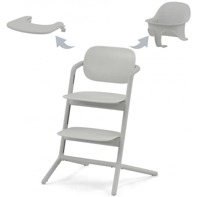 Стільчик для годування 3в1 Cybex Lemo 521003179 suede grey Стільчик для годування 3в1 Cybex Lemo 521003179 suede grey
