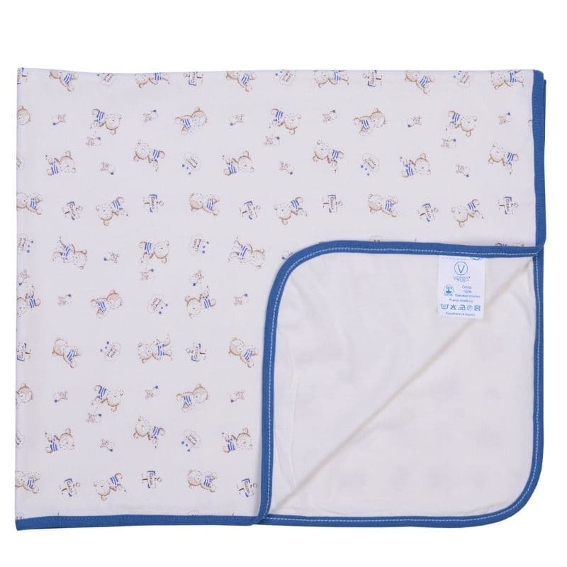 Плед Верес Little Bear blue 80*90см 108-2.74