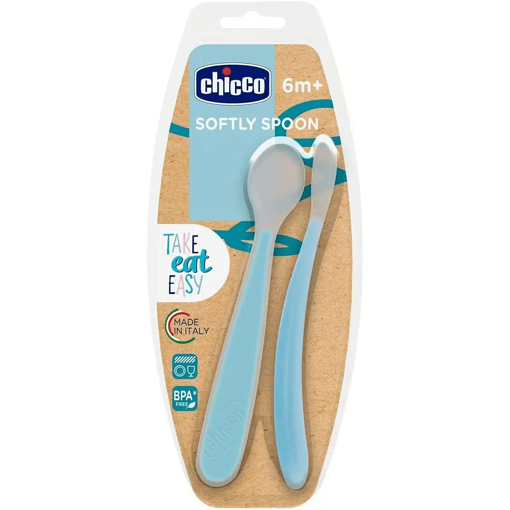Ложка мягкая Chicco 2шт 6м+ 06828.11 Ложка мягкая Chicco 2шт 6м+ 06828.11