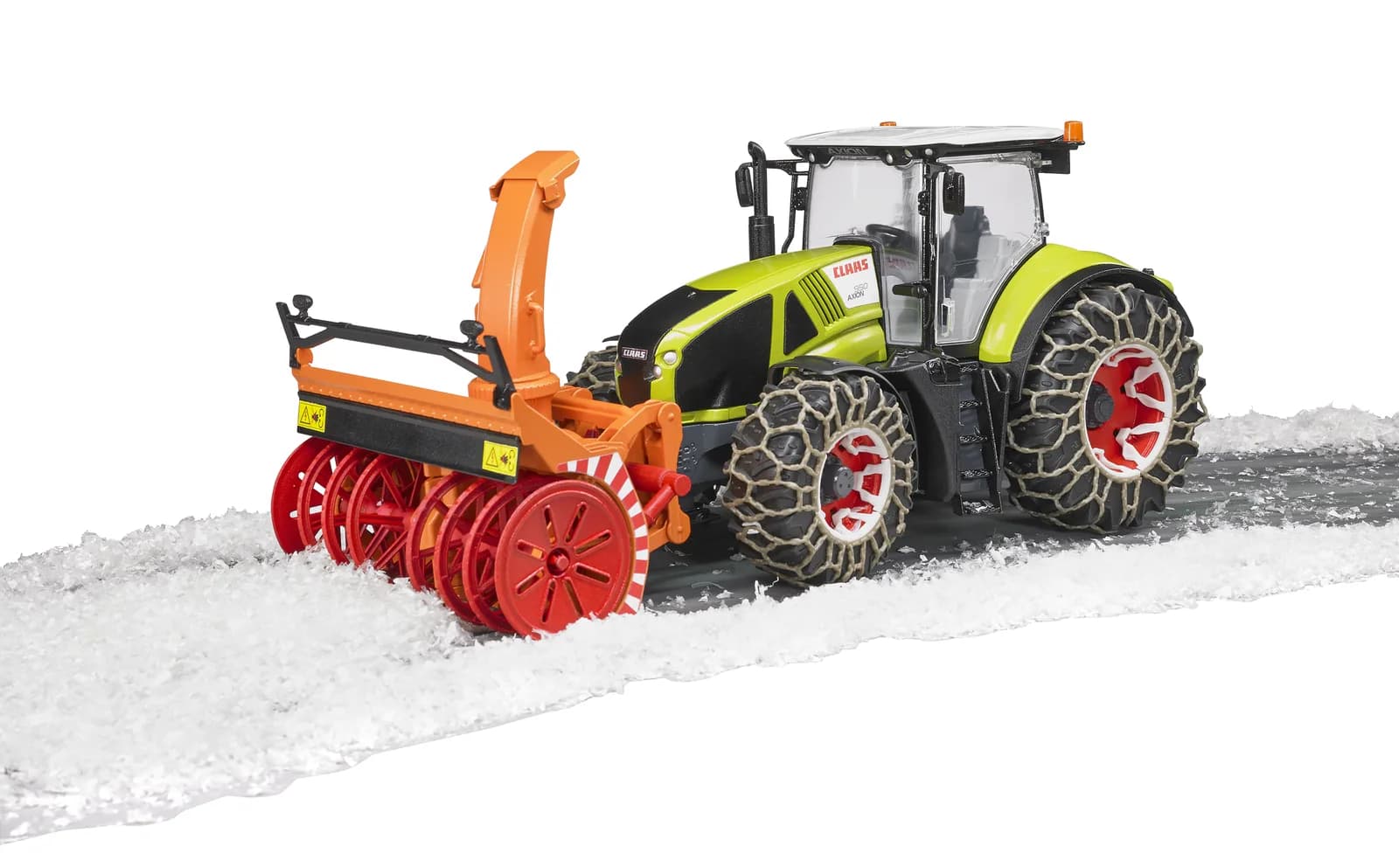 Трактор Claas Axion 950 для прибирання снігу 1:16 Bruder 03017 фото 14