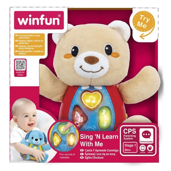 Іграшка інтерактивна WinFun Ведмедик 0681-NL