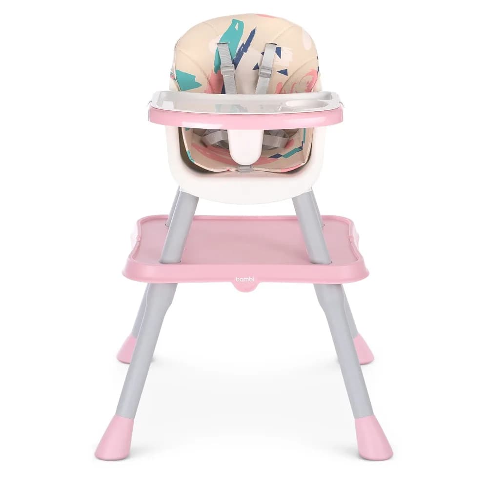 Стільчик для годування Bambi M 5672-8 Pink фото 3 Стільчик для годування Bambi M 5672-8 Pink фото 3
