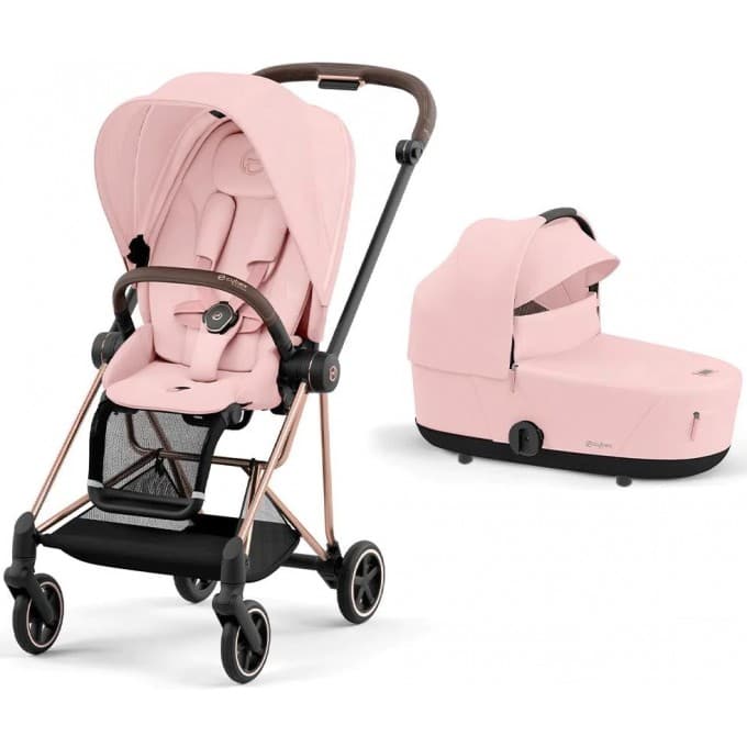 Коляска універсальна 2в1 Cybex Mios 4.0 Peach Pink/Rosegold 523000945/4