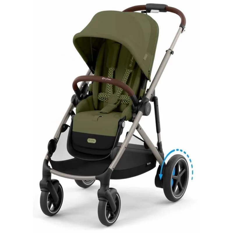 Коляска прогулочная Cybex e-Gazelle S TPE 525000169 Green khaki фото 6 Коляска прогулочная Cybex e-Gazelle S TPE 525000169 Green khaki фото 6