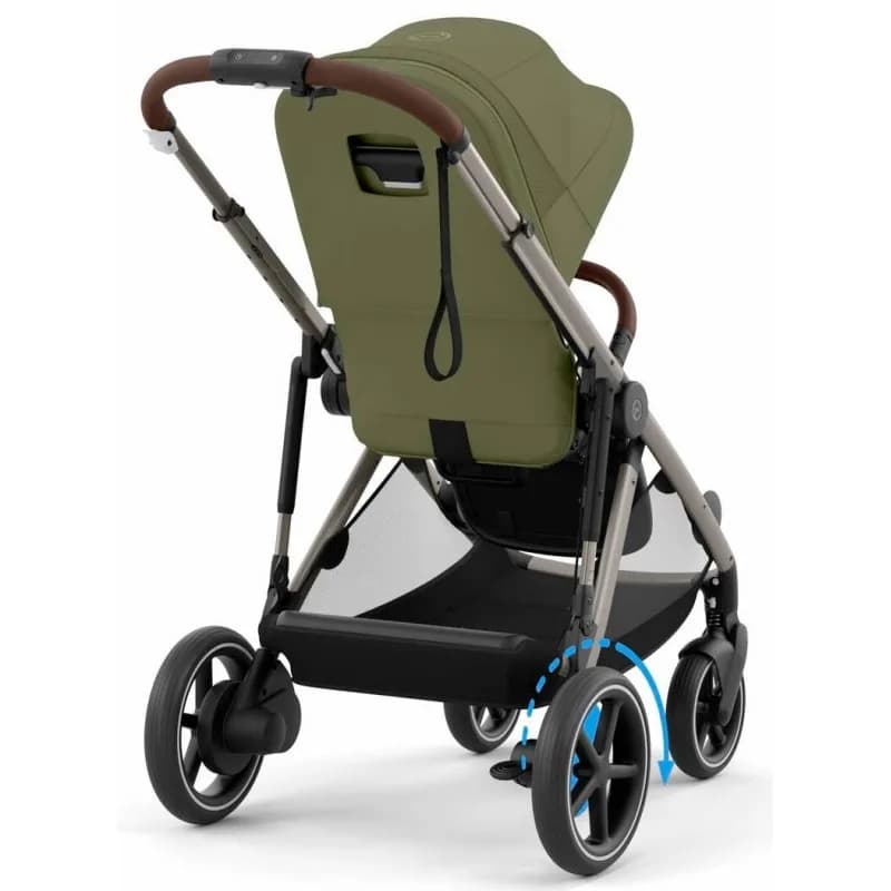 Коляска прогулянкова Cybex Gazelle S TPE 525000121 Moss Green фото 6 Коляска прогулянкова Cybex Gazelle S TPE 525000121 Moss Green фото 6