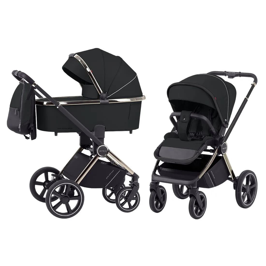 Коляска универсальная 2в1 Carrello Ultimo CRL-6511 Sable Black фото 2