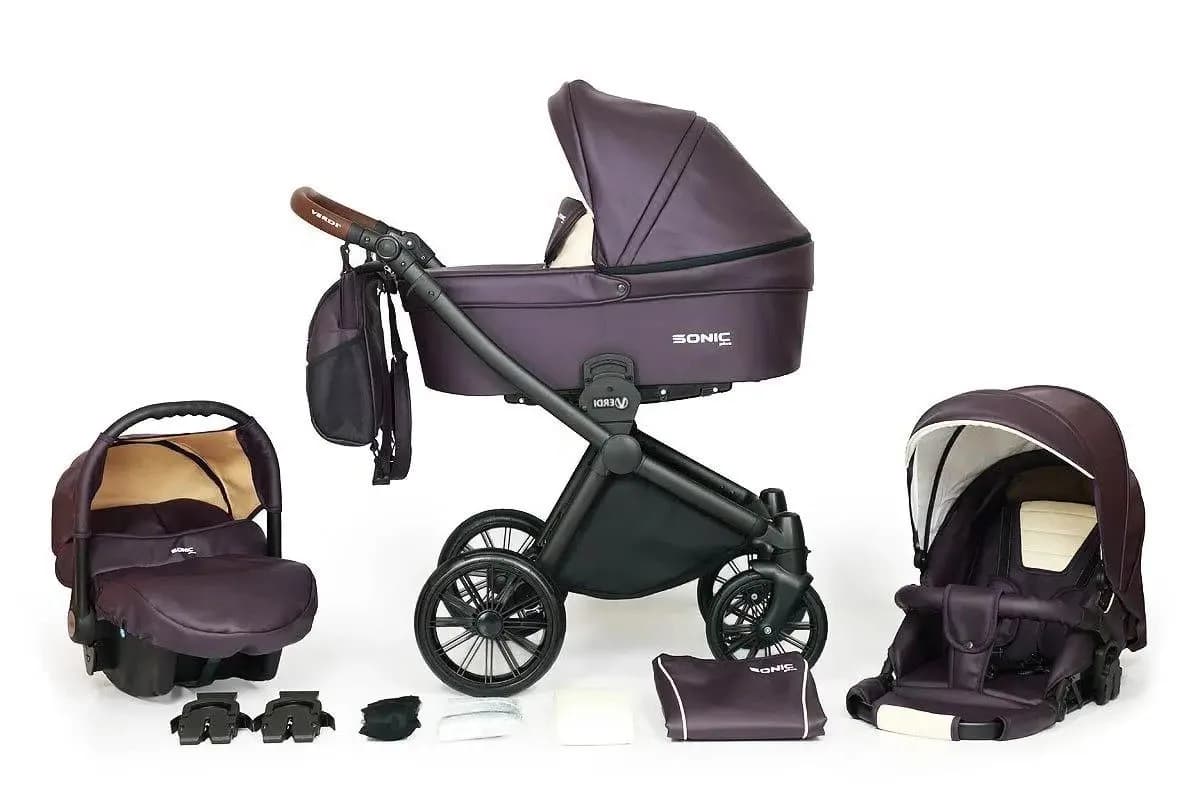 Коляска универсальная 3в1 Verdi Sonic Soft 01 9023-VSS-01 фото 2 Коляска универсальная 3в1 Verdi Sonic Soft 01 9023-VSS-01 фото 2