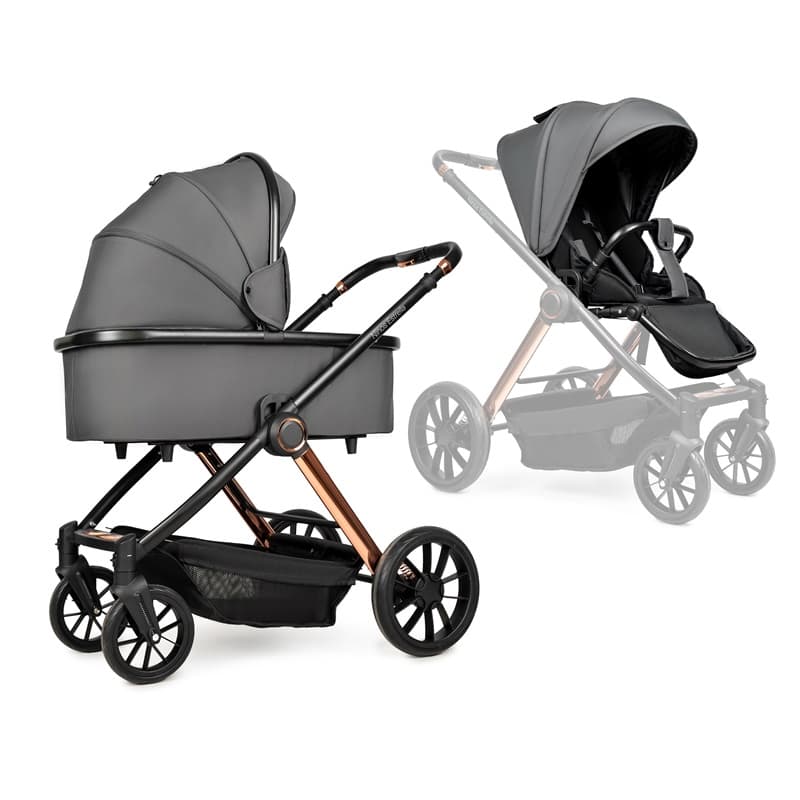 Коляска универсальная 2в1 Ninos Estrella NE2024GRG Grey Gold