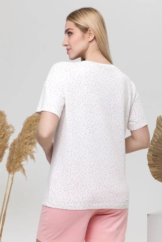 Піжама для вагітних та годування (футболка+шорти) S-XL Юла мама JANICE NW-5.8.1 фото 4 Піжама для вагітних та годування (футболка+шорти) S-XL Юла мама JANICE NW-5.8.1 фото 4