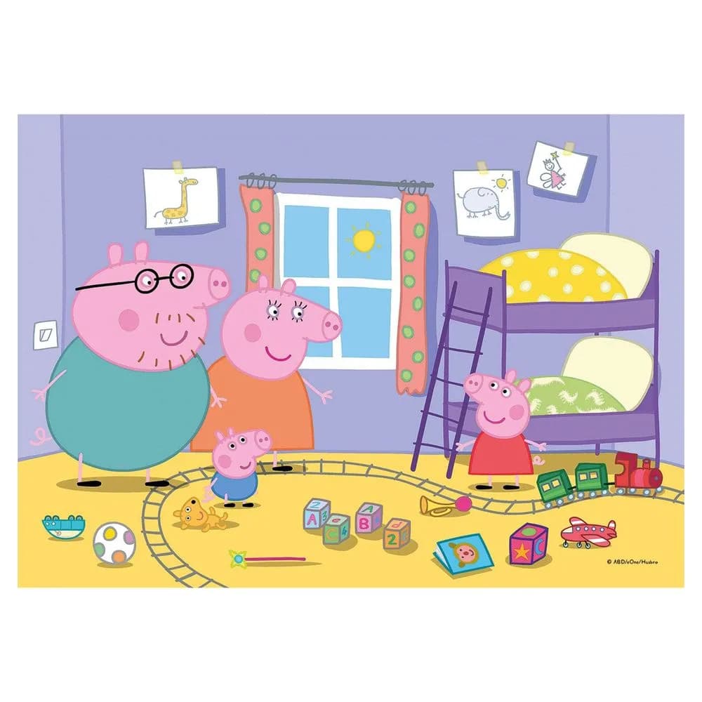 Пазл 2в1 Clementoni Peppa Pig 2*20эл 24778 фото 3 Пазл 2в1 Clementoni Peppa Pig 2*20эл 24778 фото 3