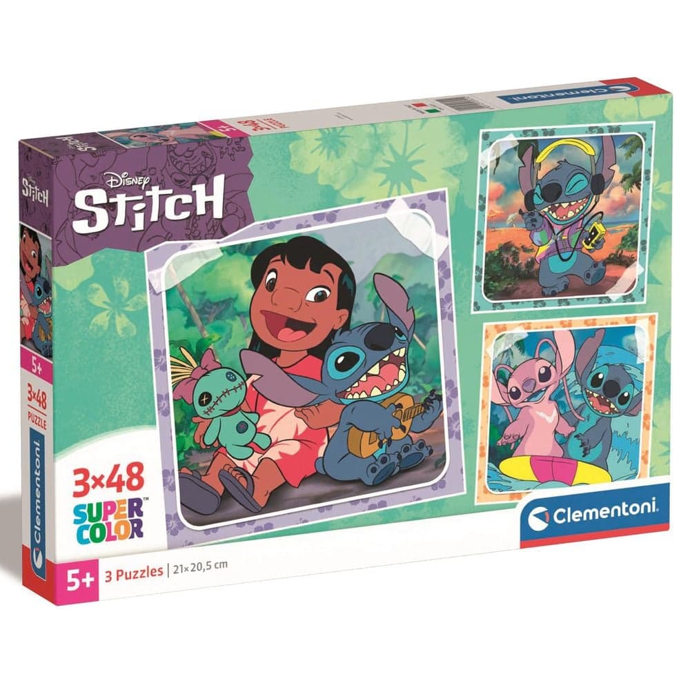 Пазл Clementoni Stitch 3*48ел 25321 Пазл Clementoni Stitch 3*48ел 25321