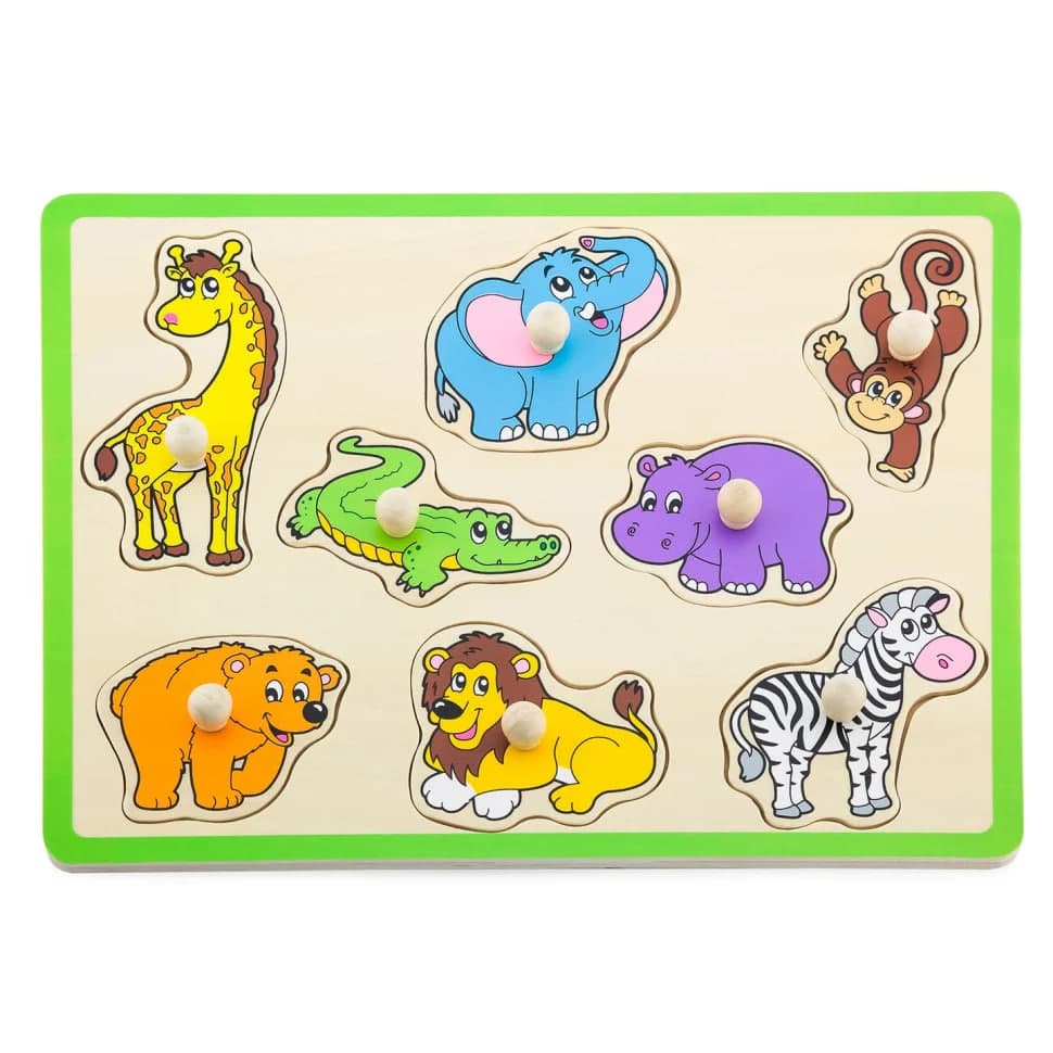 Рамка-вкладиш Viga Toys Звірята 50019