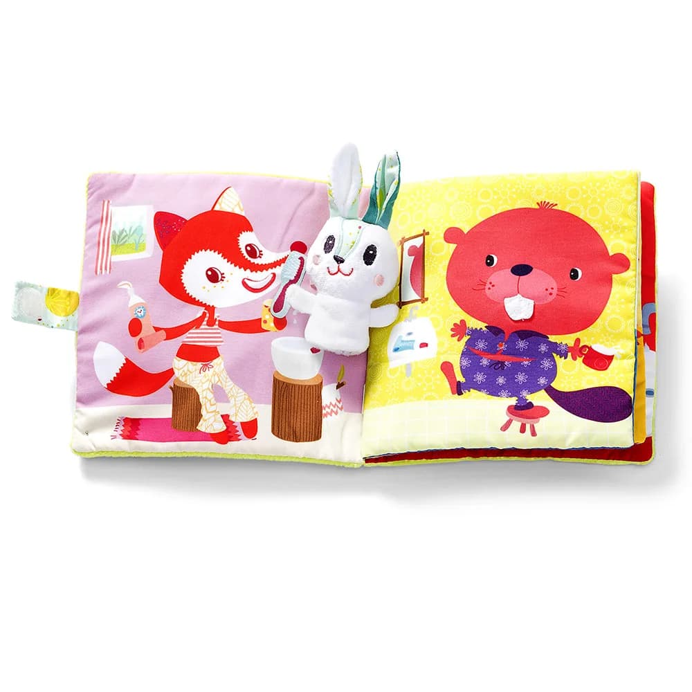 Развивающая мягкая книга Lilliputiens Кролик - зубной врач 86831 фото 3
