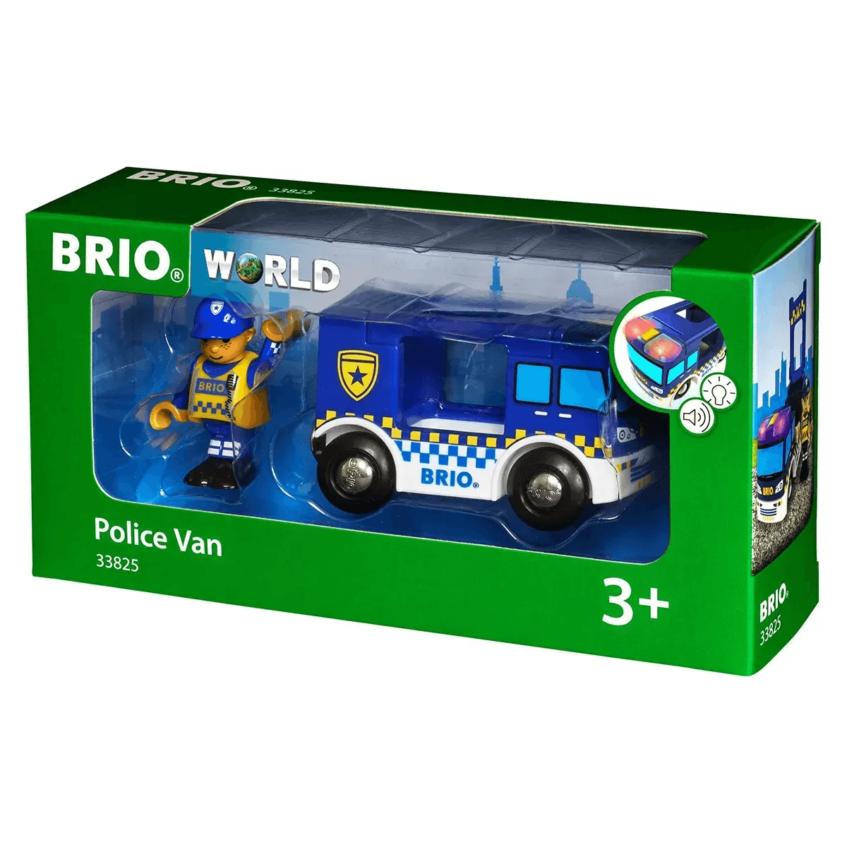 Поліцейський фургон Brio для залізниці 33825