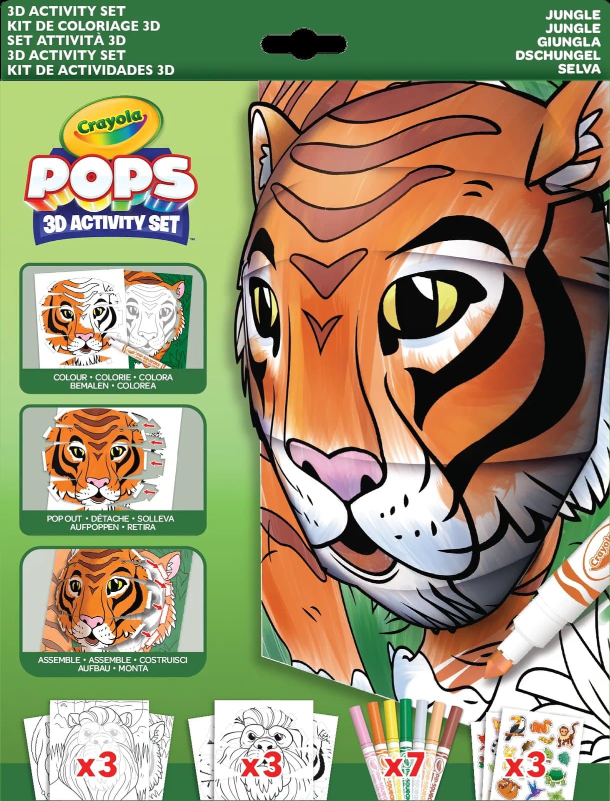 Набір для творчості Crayola Pops 3D Тварини 04-2802