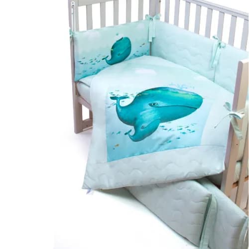 Постільний комплект Верес Menthol whale 6ед 217.08 фото 3