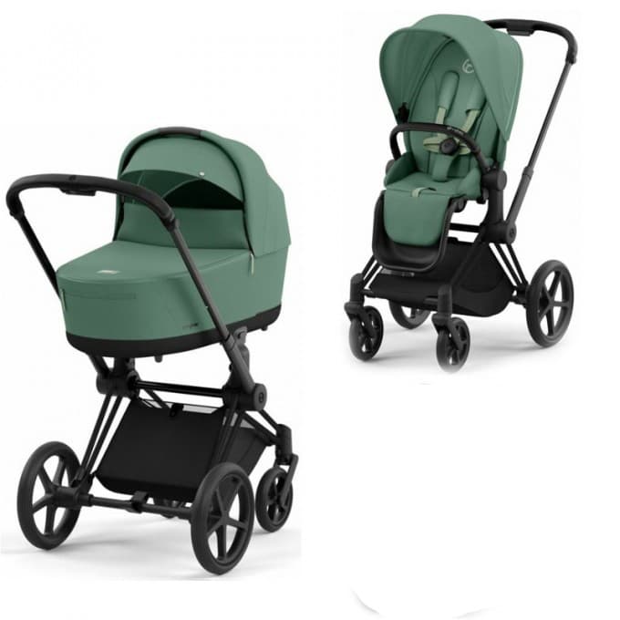 Коляска універсальна 2в1 Cybex Priam 4.0 Leaf Green/Matt Black 523000839/2 Коляска універсальна 2в1 Cybex Priam 4.0 Leaf Green/Matt Black 523000839/2