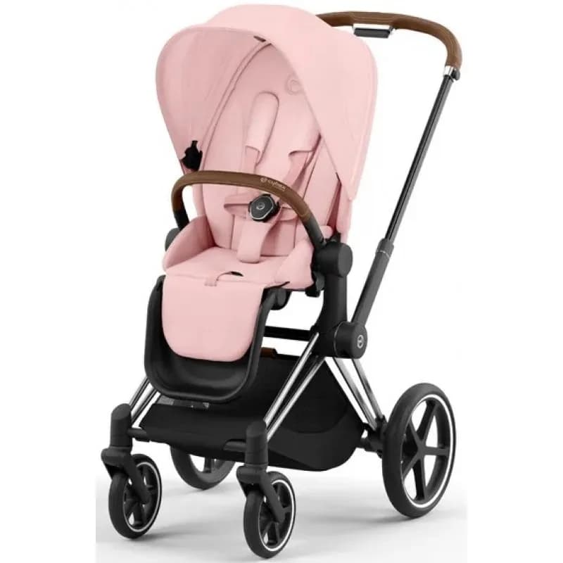 Коляска универсальная 2в1 Cybex Priam 4.0 Peach Pink/Chrome Brown 523000829/3-1 фото 4 Коляска универсальная 2в1 Cybex Priam 4.0 Peach Pink/Chrome Brown 523000829/3-1 фото 4