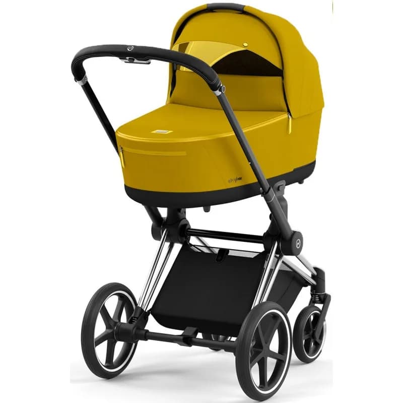 Коляска універсальна 2в1 Cybex Priam 4.0 Mustard Yellow/Chrome Black 522000965/3 фото 4 Коляска універсальна 2в1 Cybex Priam 4.0 Mustard Yellow/Chrome Black 522000965/3 фото 4