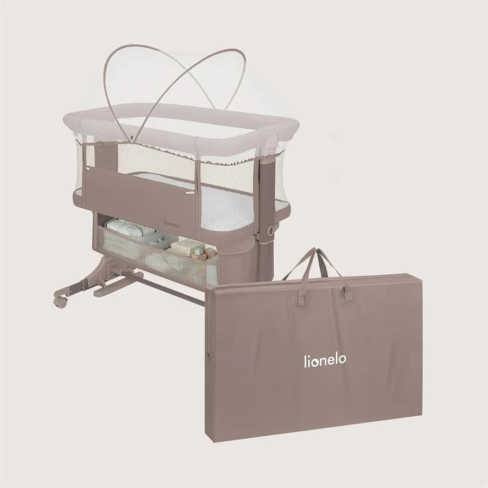 Ліжко приставне Lionelo Jodie Beige Taupe LO-JODIE BEIGE TAUPE фото 12