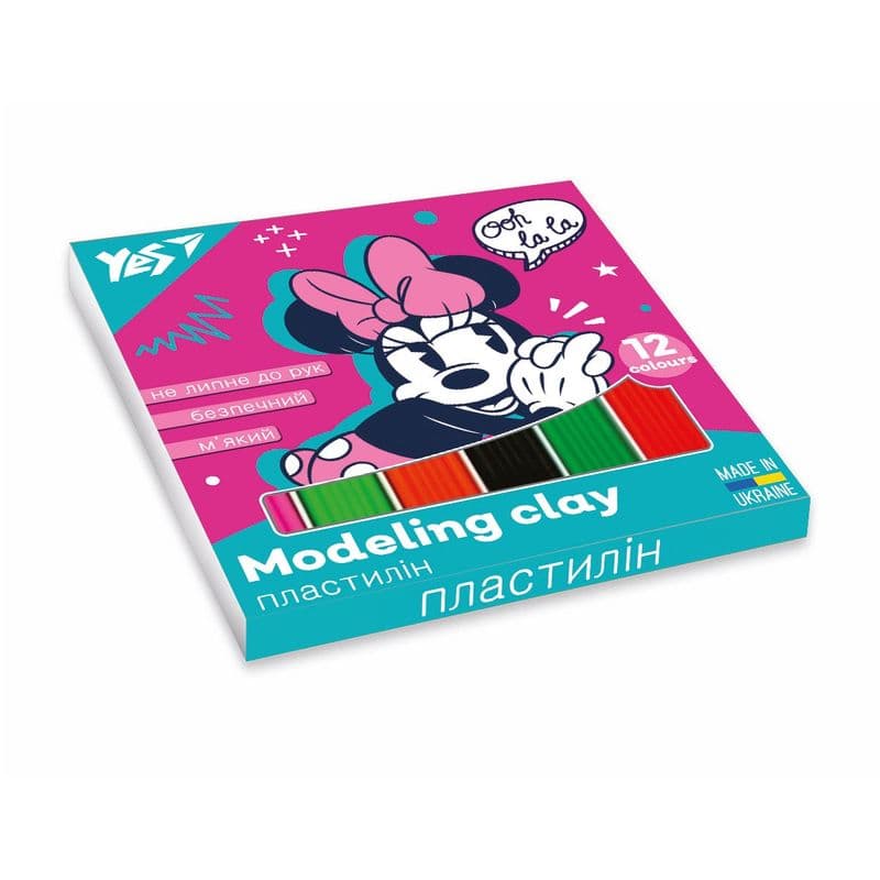 Пластилин Yes Minnie 12цв 540595
