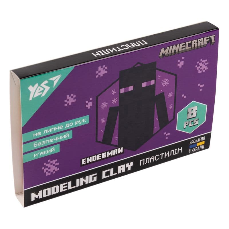 Пластилин Yes Minecraft 8цв 540634 Пластилин Yes Minecraft 8цв 540634