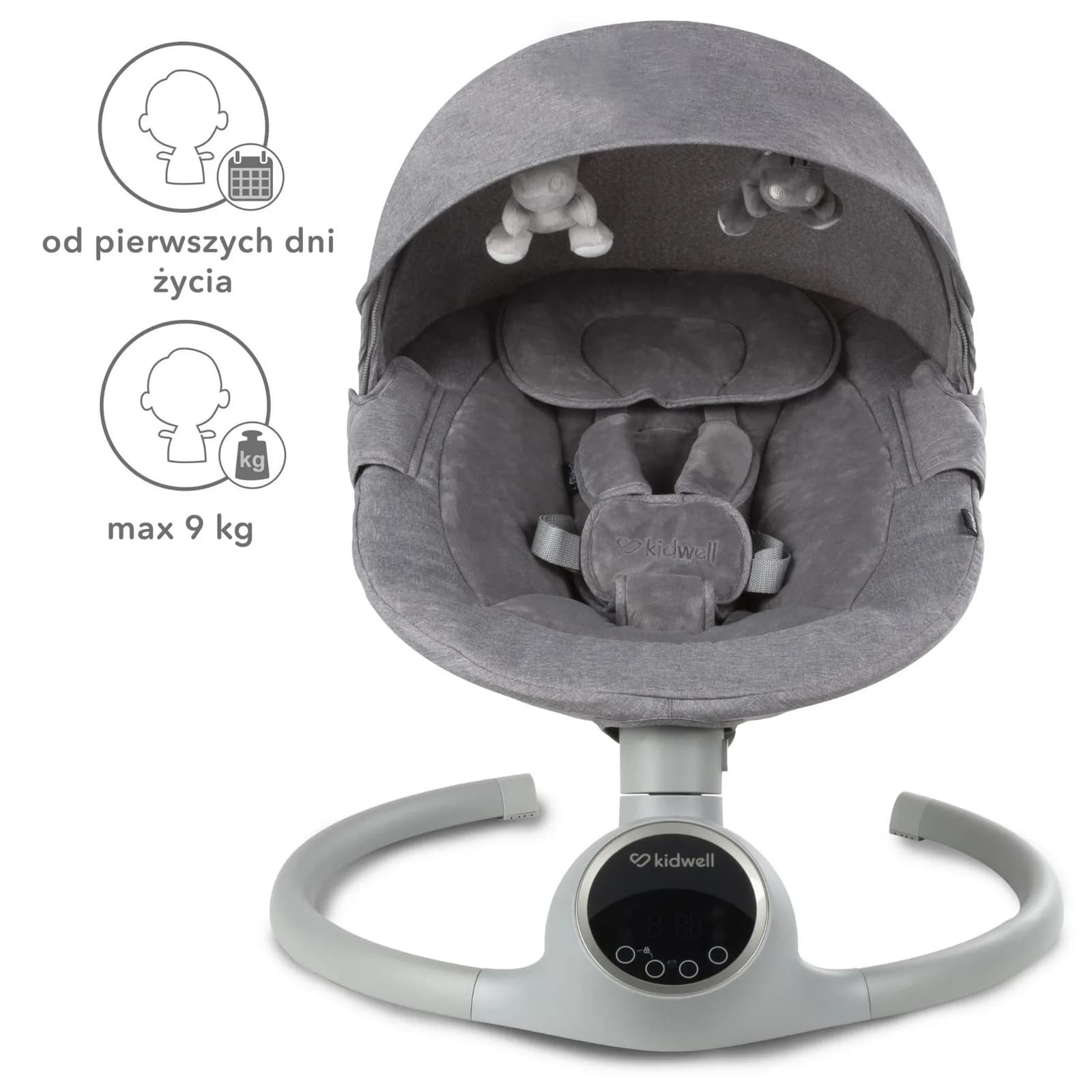 Гойдалка Kidwell Reve gray/silver KRGS фото 4 Гойдалка Kidwell Reve gray/silver KRGS фото 4