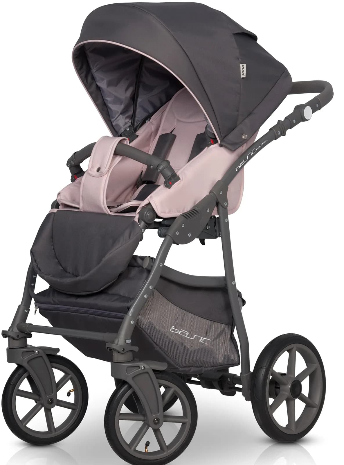 Коляска универсальная 2в1 Riko Basic Pastel 03 Powder Pink R-B Pastel 03 фото 7