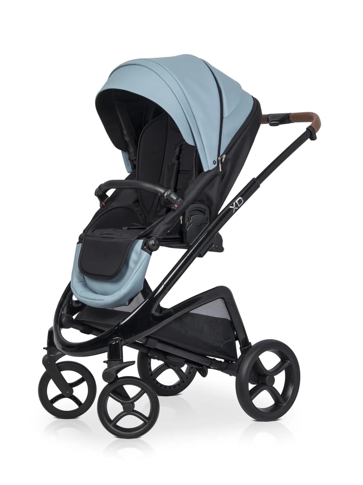 Коляска универсальная 2в1 Riko XD PRO 02 Crystal Blue NEW RXD-02 фото 3 Коляска универсальная 2в1 Riko XD PRO 02 Crystal Blue NEW RXD-02 фото 3