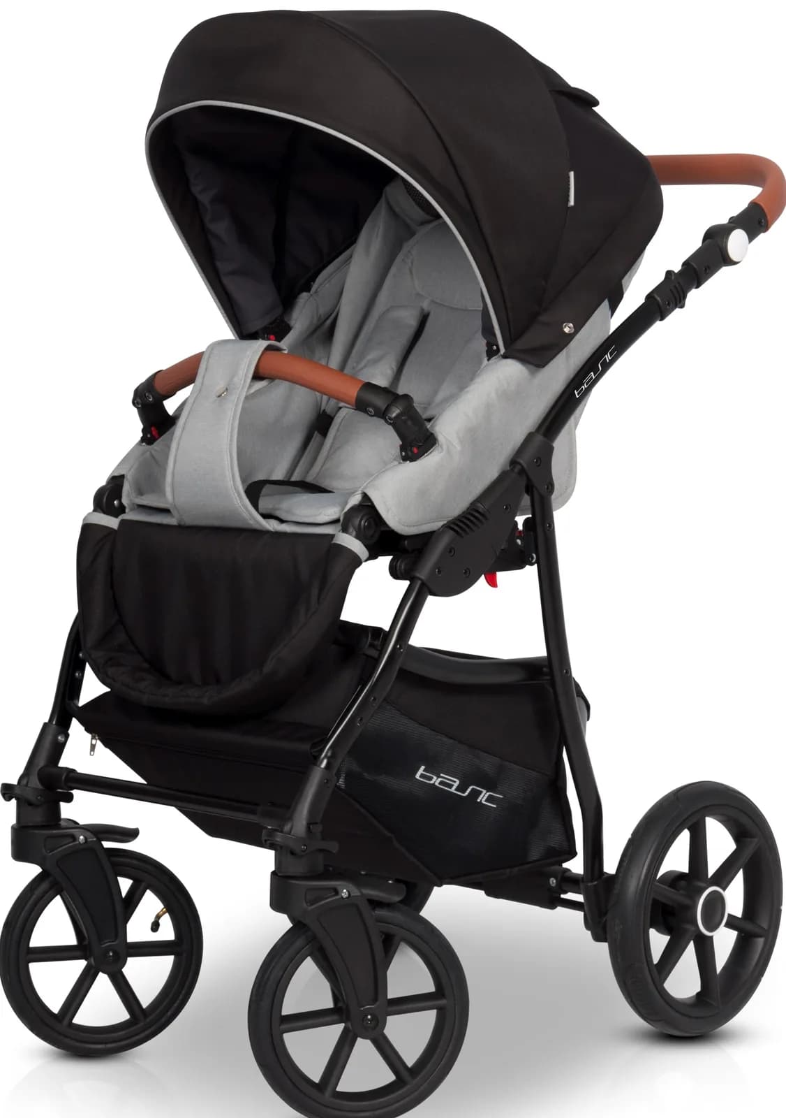 Коляска универсальная 2в1 Riko Basic 02 Grey Fox R-Basic 02 фото 3
