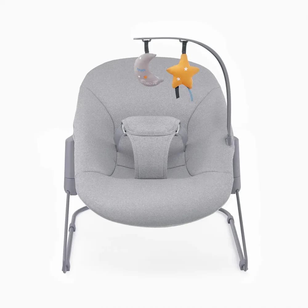 Шезлонг-качалка Kinderkraft Calmee KBCALM00GRY0000 Grey фото 4