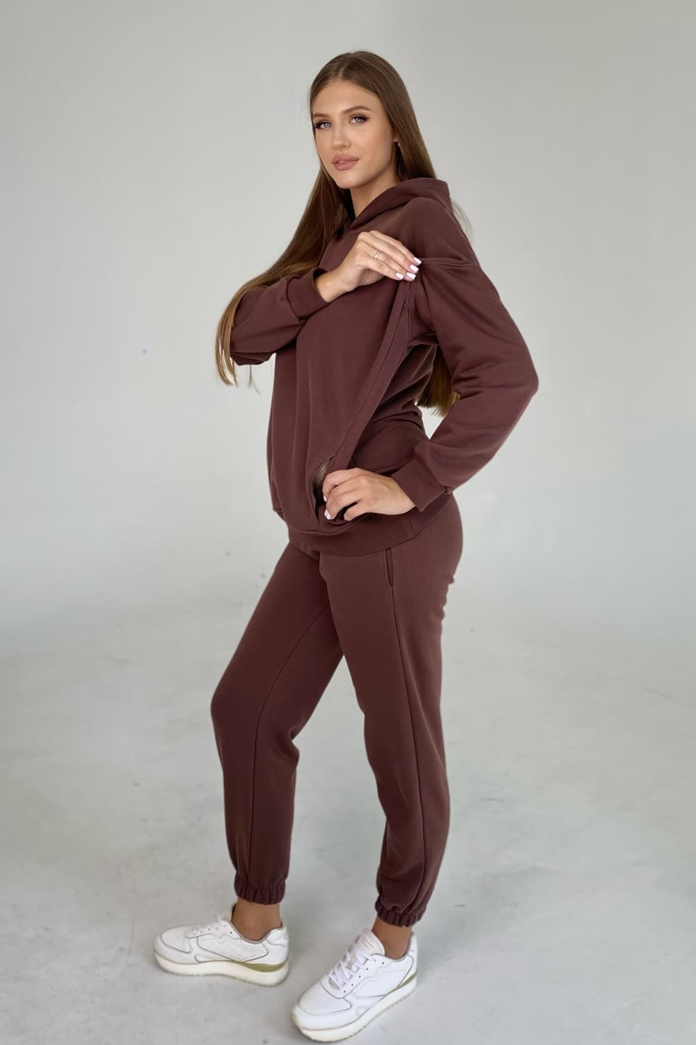 Костюм спортивный для беременных и кормления Dianora 2314(2188) 1259 -коричневый