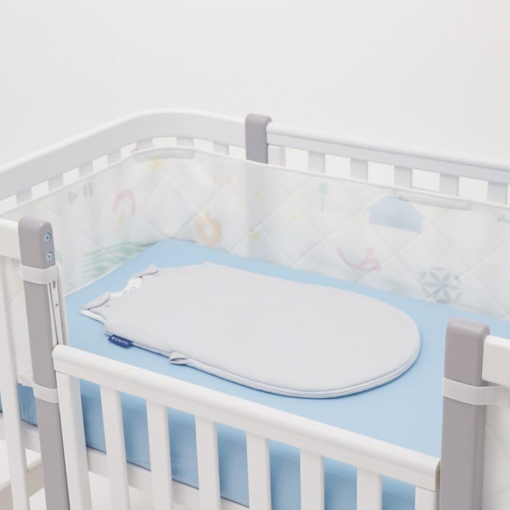 Постельный комплект Sonto Sleepset Зима 120*60 см с закругленными углами Стальная голубизна 0538