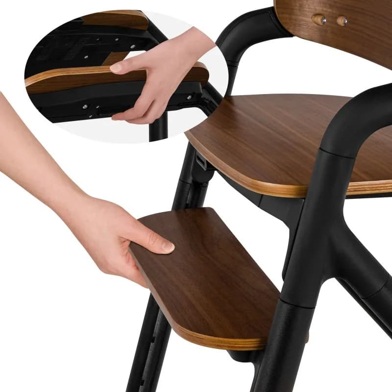 Стульчик для кормления Lionelo Celia Black Wood LO-CELIA BLACK WOOD фото 12